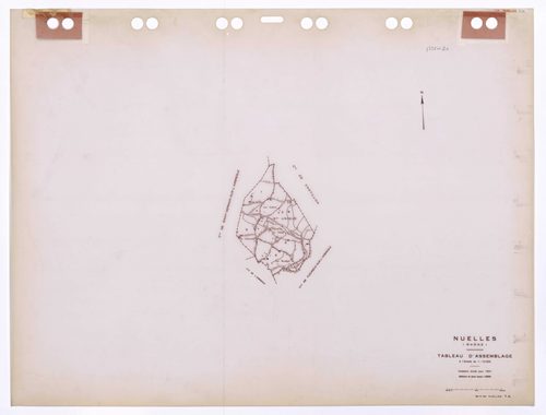 Tableau d'assemblage (TA). Cadastre révisé pour 1931. Edition à jour pour 1986.