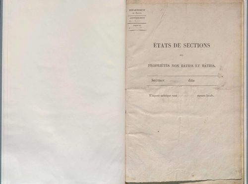 État de sections.