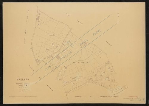 Section unique feuille n°4. Plan révisé pour 1931. 2e édition à jour pour 1980. Plan réédité pour 1986.