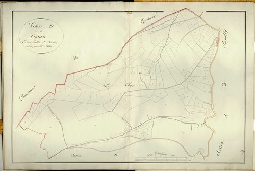 Section D dite de la Chaise, feuille n°1.