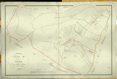Section D dite de la Chaise, feuille n°2.
