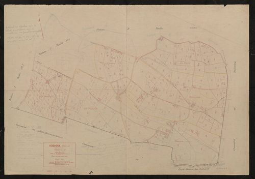 Section C 1ère feuille (partie de l'ancienne feuille unique). Plan révisé pour 1942.