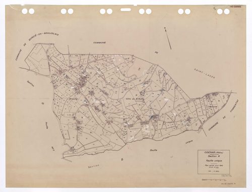 Section A feuille unique. Plan révisé pour 1943. 3e édition pour 1982.