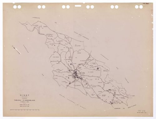 Tableau d'assemblage (TA). Cadastre révisé pour 1932. Edition à jour pour 1984.