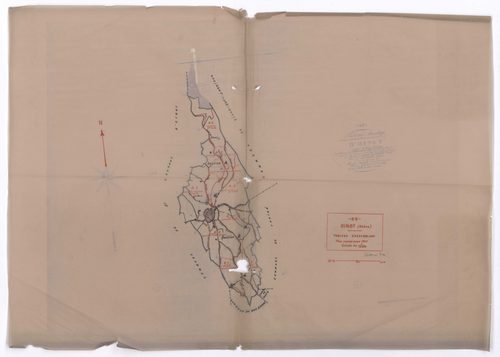 Tableau d'assemblage (TA). Plan révisé pour 1932.