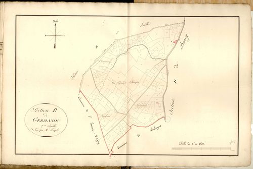 Section B dite de Germanie, feuille n°2.