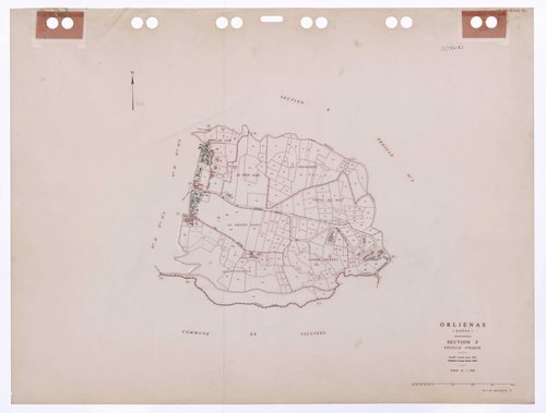Section F feuille unique. Feuille révisée pour 1935. Edition à jour pour 1985.