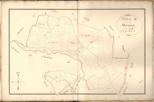 Section E dite de la Mouille, feuille n°2.