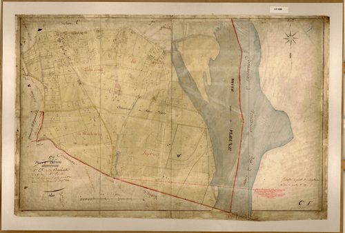 Section C dite de Pierre-Bénite, feuille n°1 (parcelles 1-315) : une partie de la section est attribuée à Pierre-Bénite.
