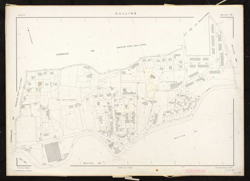 Section AE. Feuille renouvelée pour 1973.