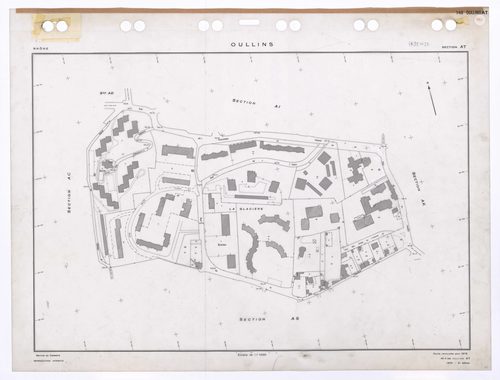 Section AT. Feuille renouvelée pour 1973. 2e édition à jour pour 1979.