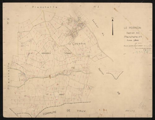 Section AC : planchette n°1.