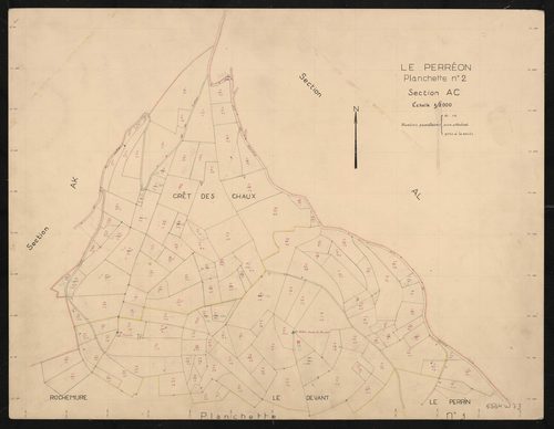 Section AC : planchette n°2.