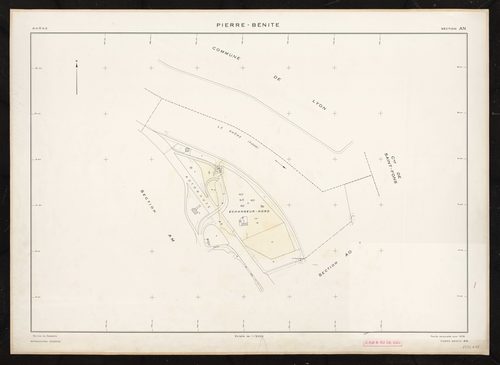 Section AN. Feuille renouvelée pour 1975.