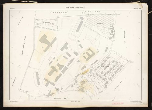 Section AB. Feuille renouvelée pour 1975.