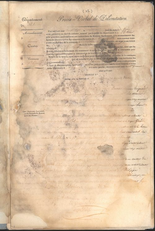 Poleymieux, 9 juin 1827.