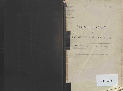 État de sections.