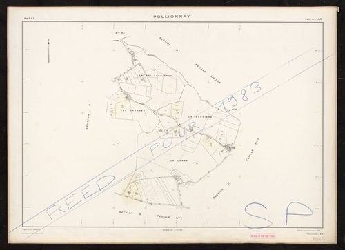 Section AH. Feuille renouvelée pour 1971.