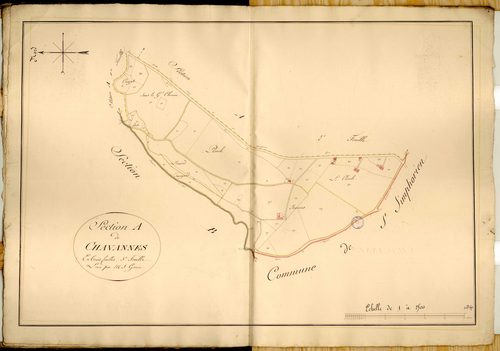 Section A dite de Chavannes, feuille n°3.
