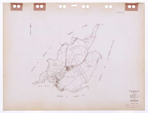 Section A feuille n°1. Feuille révisée pour 1935. Edition à jour pour 1986.