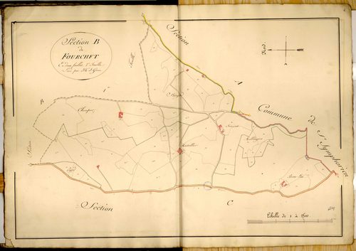 Section B dite de Fourchet, feuille n°2.