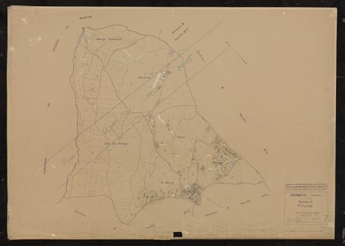 Section C 1ère feuille. Plan révisé pour 1935.