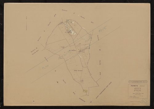 Section C 2e feuille. Plan révisé pour 1935.