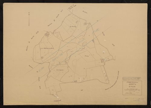 Section D 2e feuille. Plan révisé pour 1935. Feuille renouvelée pour 1949.