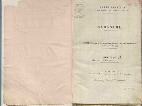 État de sections.