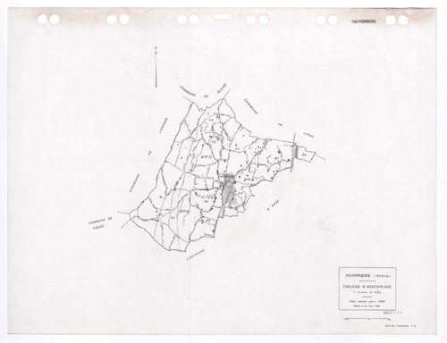 Tableau d'assemblage (TA). Plan révisé pour 1935. Edition à jour pour 1983.