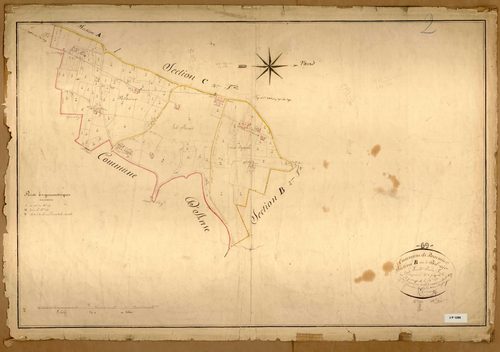 Section B dite de Bel-Air, feuille n°1 (parcelles 1-152).