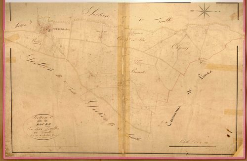 Section C dite du Bourg, feuille n°2 (parcelles 740-1143).