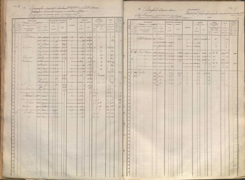 État de sections et matrice des propriétés foncières.