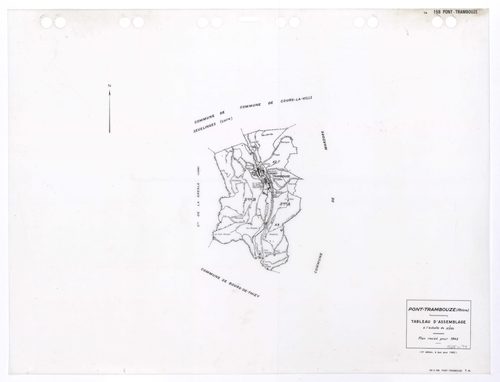 Tableau d'assemblage (TA). Plan révisé pour 1942. 3e Edition à jour pour 1982.