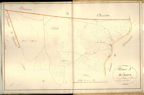 Section A dite de la Roche d'Ayoux, feuille n°2.