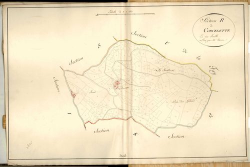 Section R dite de Corcellette, feuille unique.