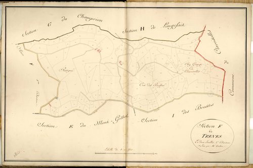 Section F dite du Trèves, feuille n°2.