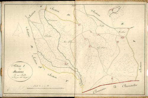 Section I, feuille unique.