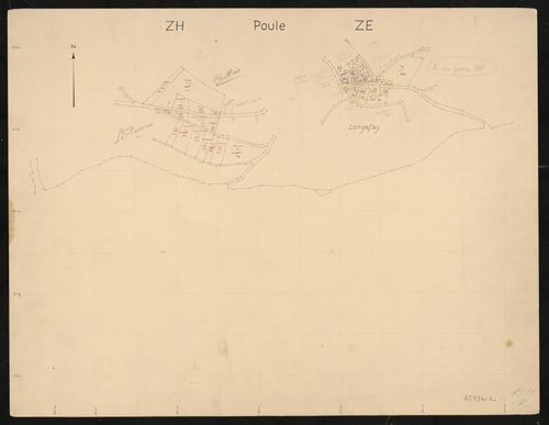 Sections ZE, ZH : détail (planchette).