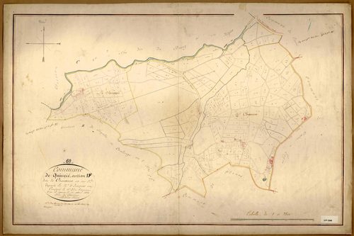 Section D dite de Chavanne, feuille unique (parcelles 1-326).