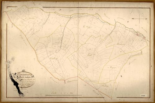 Section E dite de Fayolle et Chalonge, feuille n°2 (parcelles 364-712).
