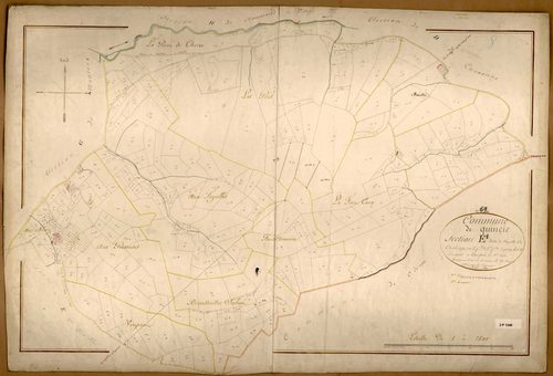 Section E dite de Fayolle et Chalonge, feuille n°1 (parcelles 1-363).