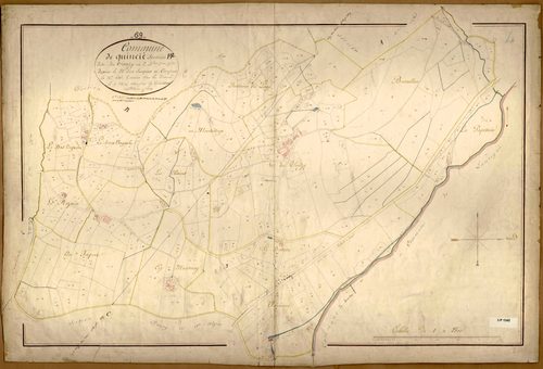 Section B dite du Souzy, feuille n°2 (parcelles 340-685).
