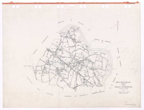 Tableau d'assemblage (TA). Plan révisé pour 1936. Edition à jour pour 1991. Plan annulé pour 1998 suite à remembrement.