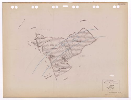 Section A dite de Varennes 1ère feuille. Plan révisé pour 1936. 3e édition à jour pour 1980.