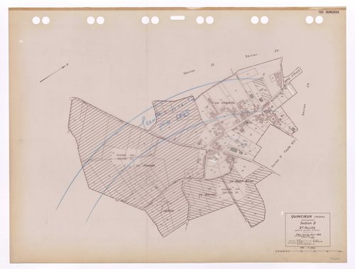 Section D 2e feuille. Plan révisé pour 1936 Mise à jour pour 1962. 3e édition à jour pour 1980. Feuille annulée pour 1995.