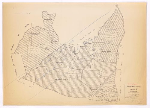 Section D 3e feuille. Plan révisé pour 1936. Plan supprimé pour 1980.