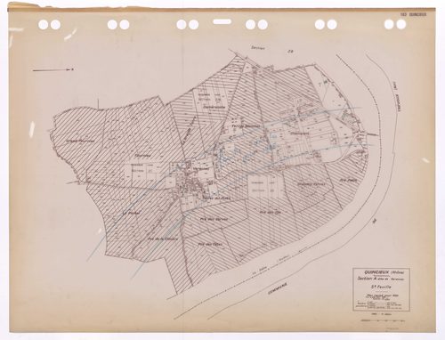 Section A dite de Varennes 3e feuille. Plan révisé pour 1936. Mise à jour pour 1962. Plan supprimé en 1995.