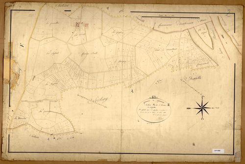Section A dite de Varennes, feuille n°2 (parcelles 98-300).