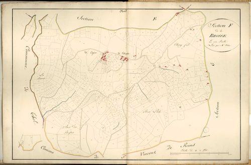Section F dite de la Brosse, feuille unique.